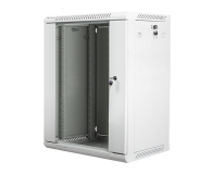 LANBERG Szafa instalacyjna wisząca 19'' 15U 600X450mm szara (drzwi szklane) WF01-6415-10S - 455396 - zdjęcie 1